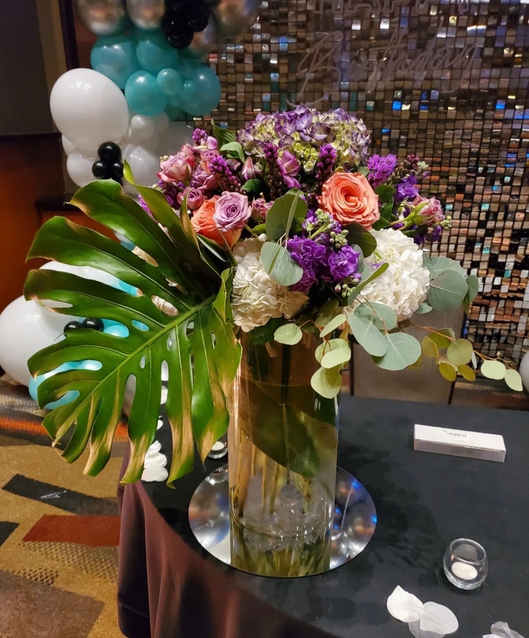 Luxury magenta roses bouquet by Myra Blooms