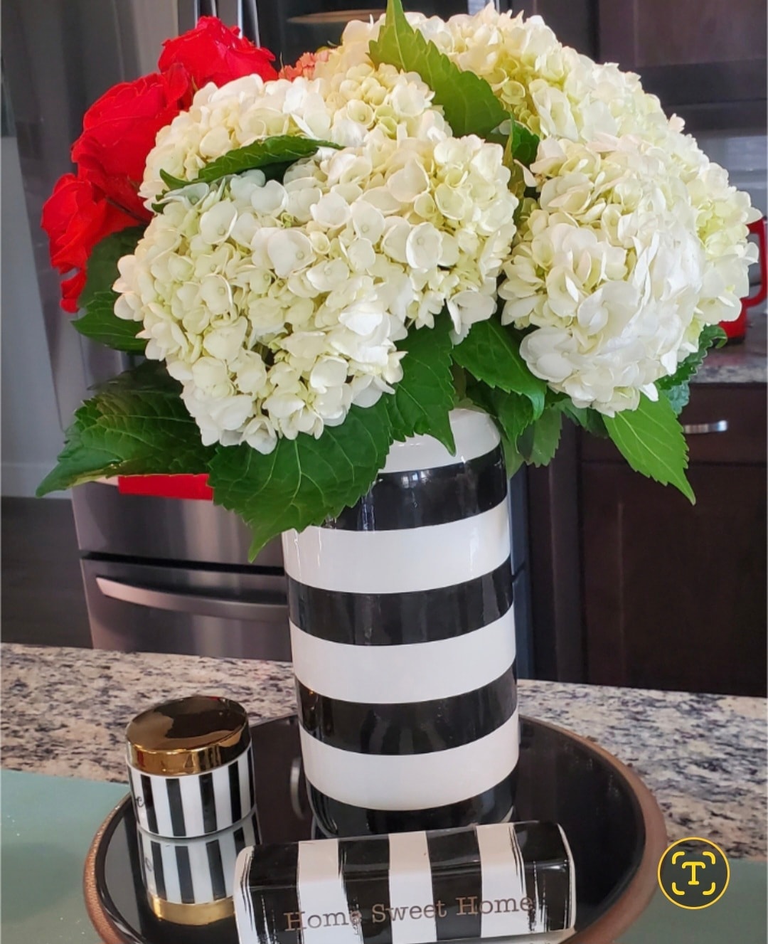 Minimalist single stem in modern vase